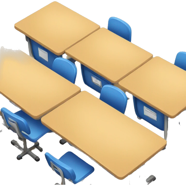 elementary school classroom desk emoji