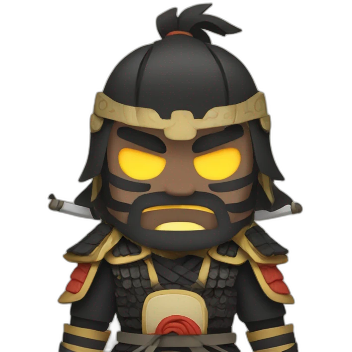 angry samurai emoji