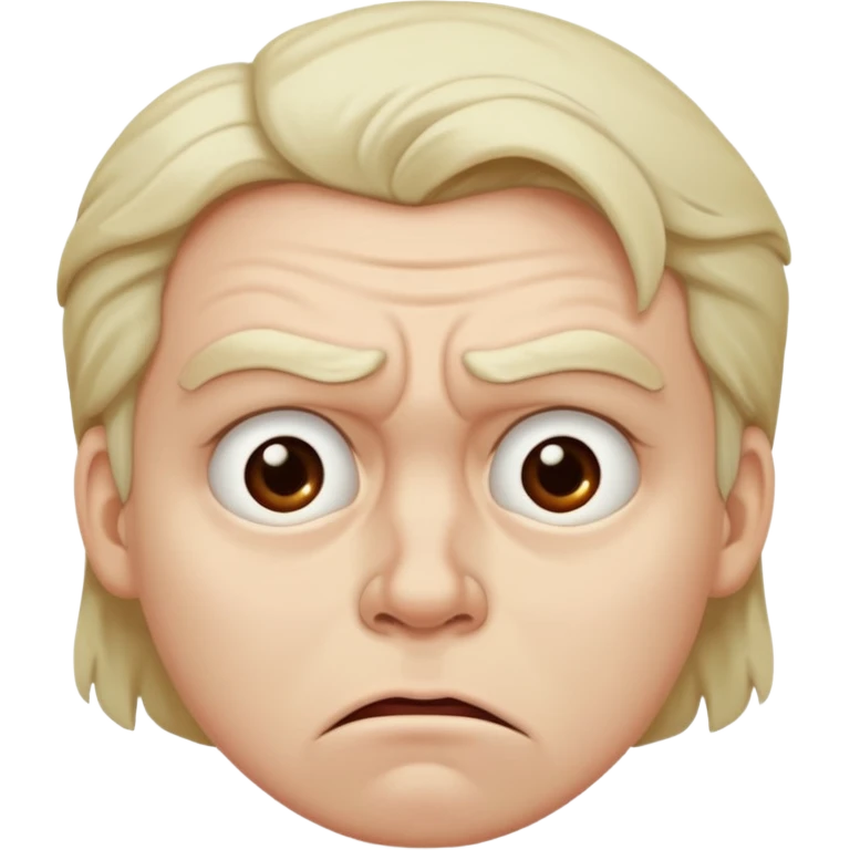 Disgusted face  emoji