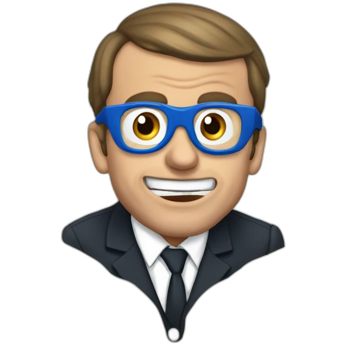 Emmanuel Macron qui fume emoji