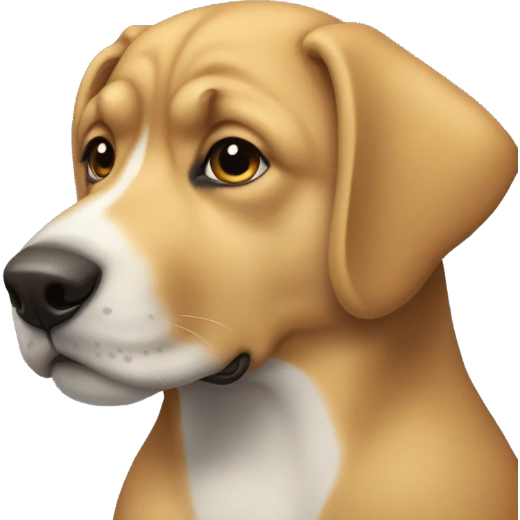 Perro de agua español  emoji