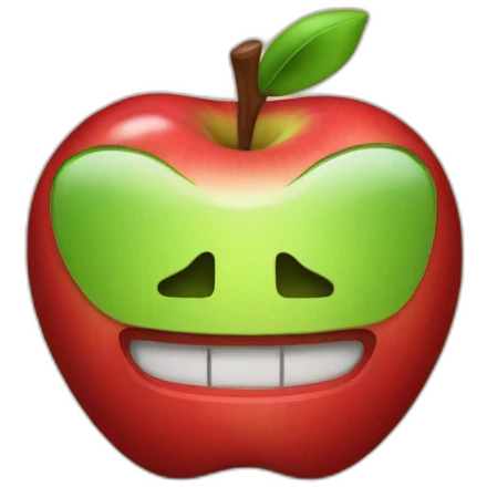 Apple logo brocken emoji