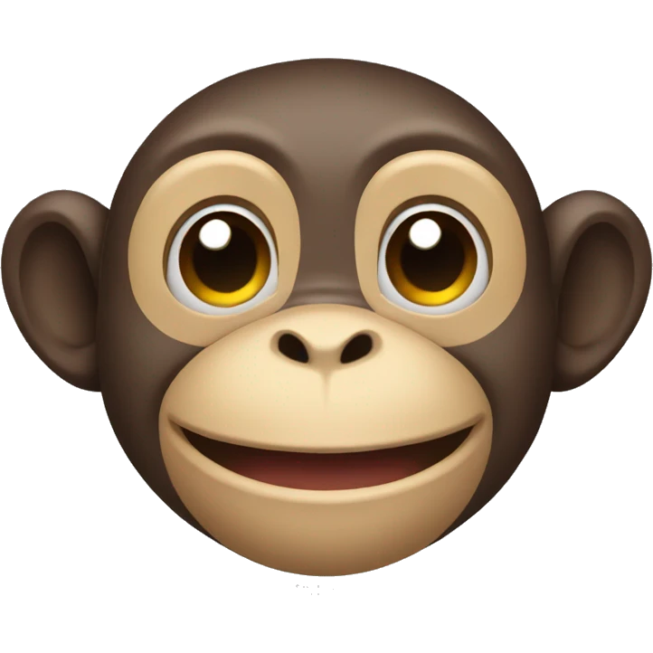 Monkey smiling emoji