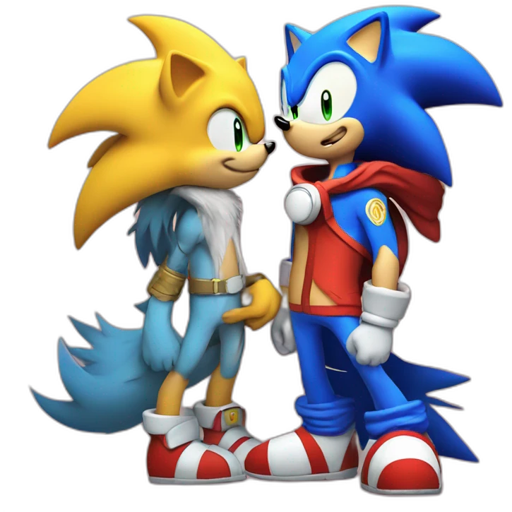 Sonic-and-Pikach-kissing-love emoji