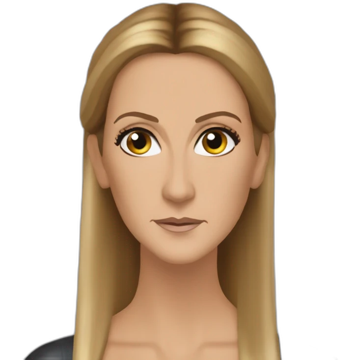 Céline Dion boring face emoji