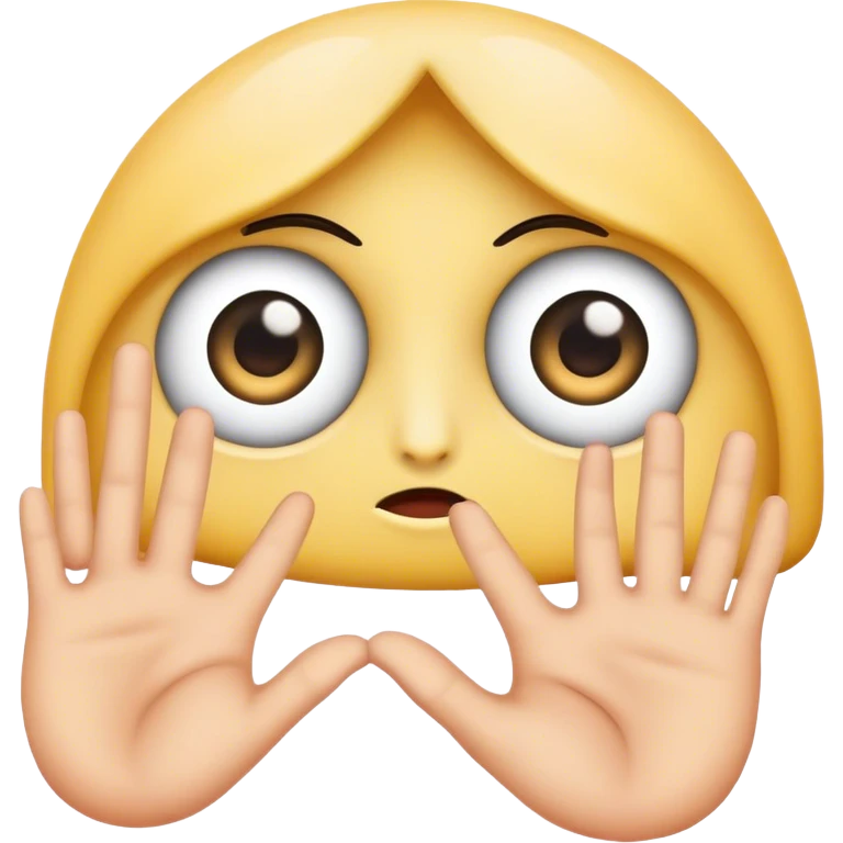 rolling eyes & hand emoji emoji