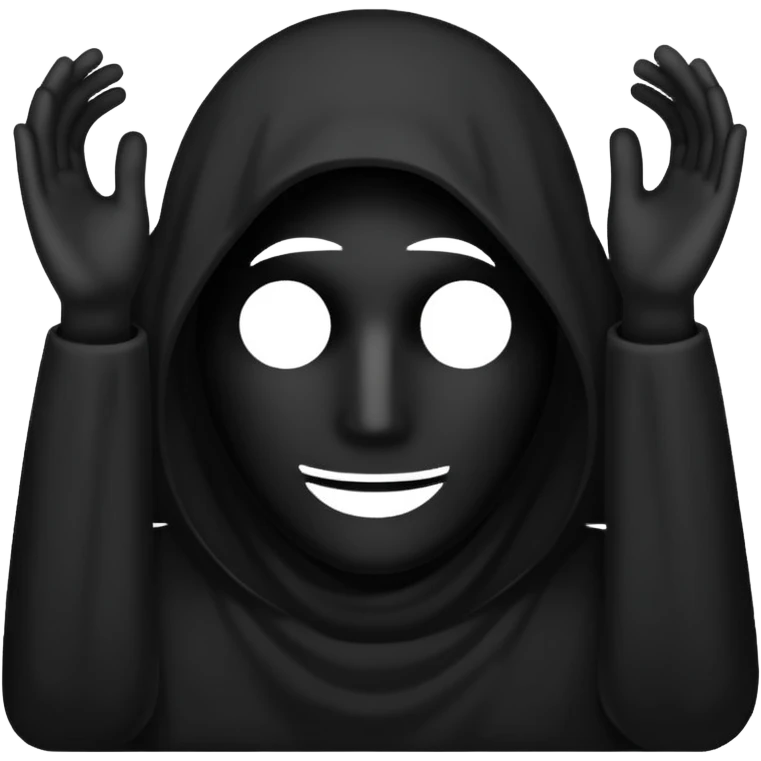 shadow with no face but only a sillhouette  emoji
