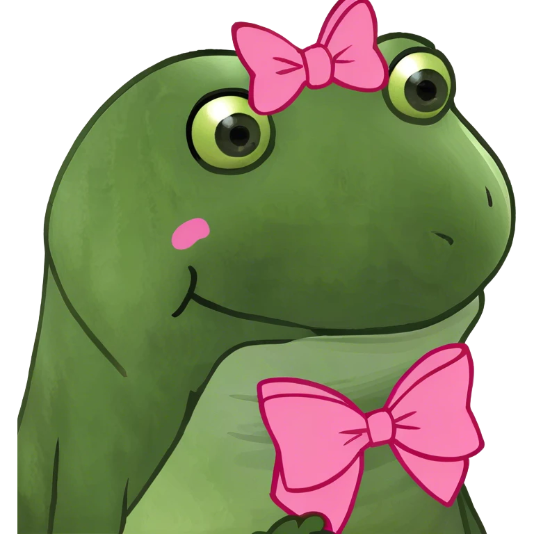 Pink Coquette bow  emoji