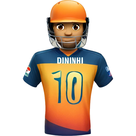 Ms dhoni jersey  emoji