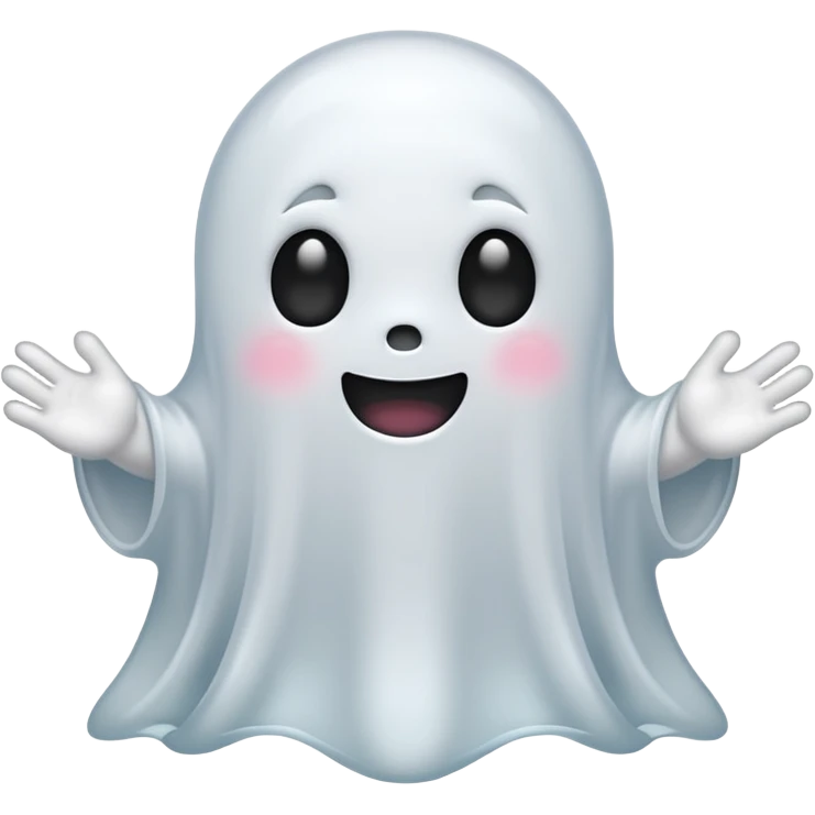 kawaii ghost emoji