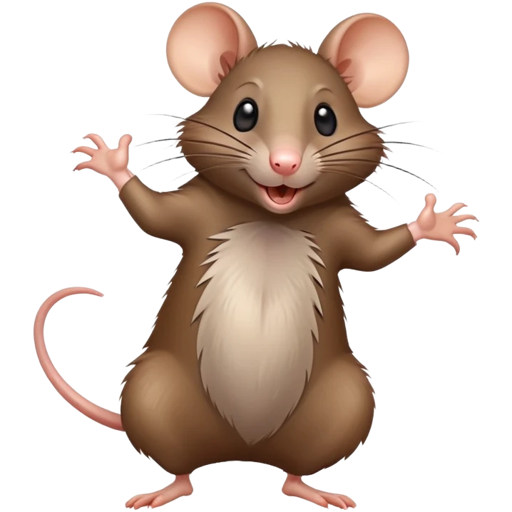 Rat doing a dance emoji
