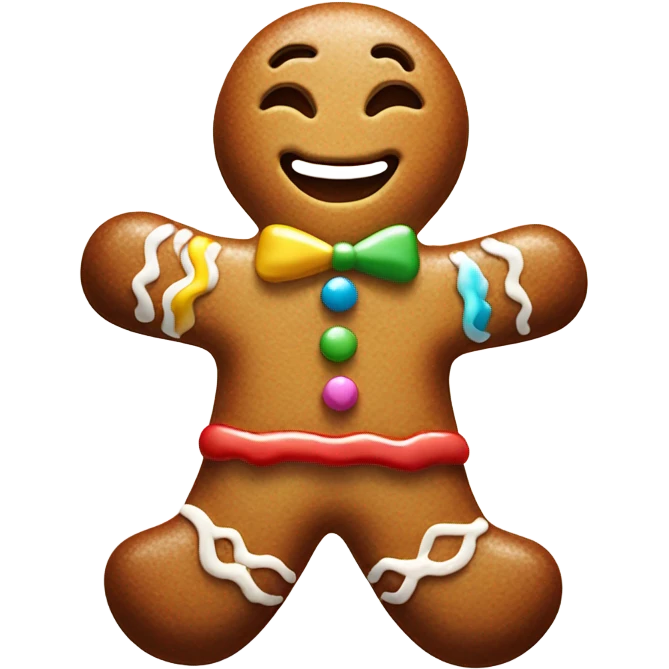 Ginger bread man emoji