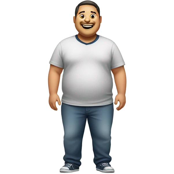 fat guy  emoji