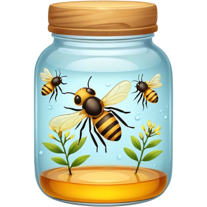 honey jar with trapped fireflies emoji