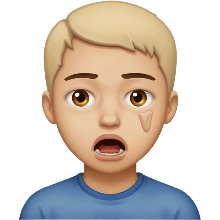 Make someone choke themselves like choking emote when you do smth wrong emoji