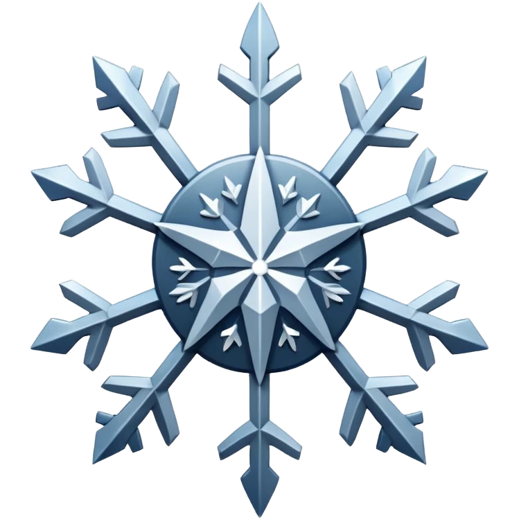 StarTrek logo with a snowflake behind it emoji