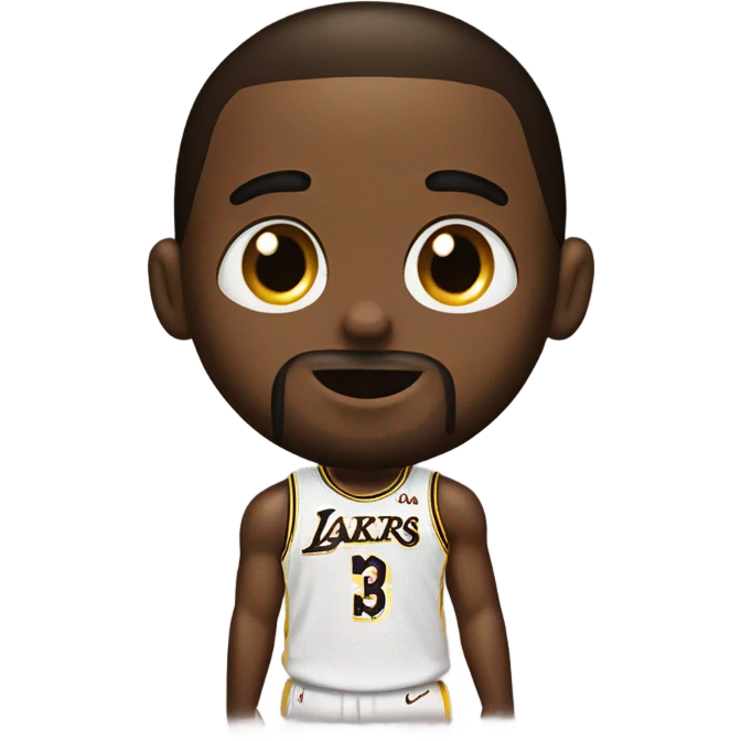 LeBron with white sugar on his nose  emoji