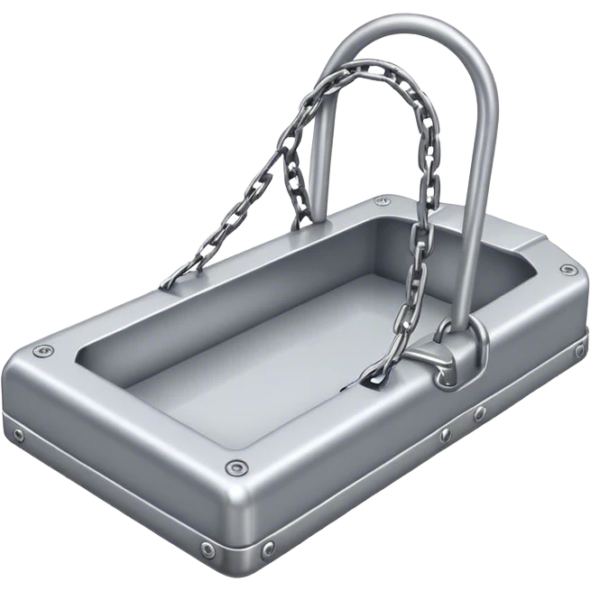Silver trap emoji