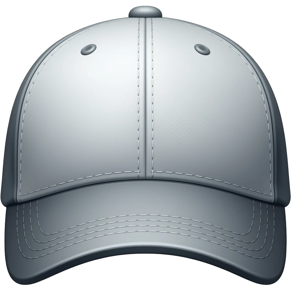 Turn the cap into a baseball hat backwards emoji