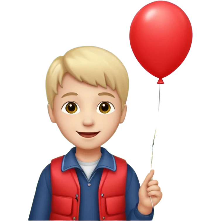 Child + balloon, Park Visitor. emoji