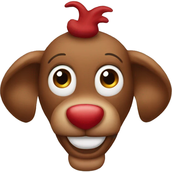 red nose reins emoji