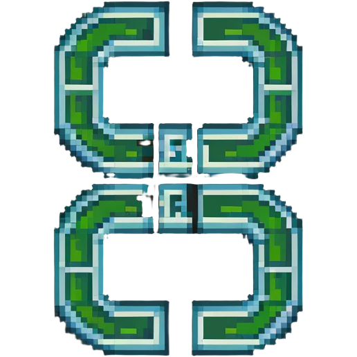 SR CRYPTO text in classic 8-bit pixel style emoji