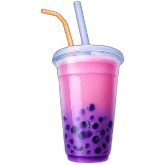 chromatic bubble tea emoji