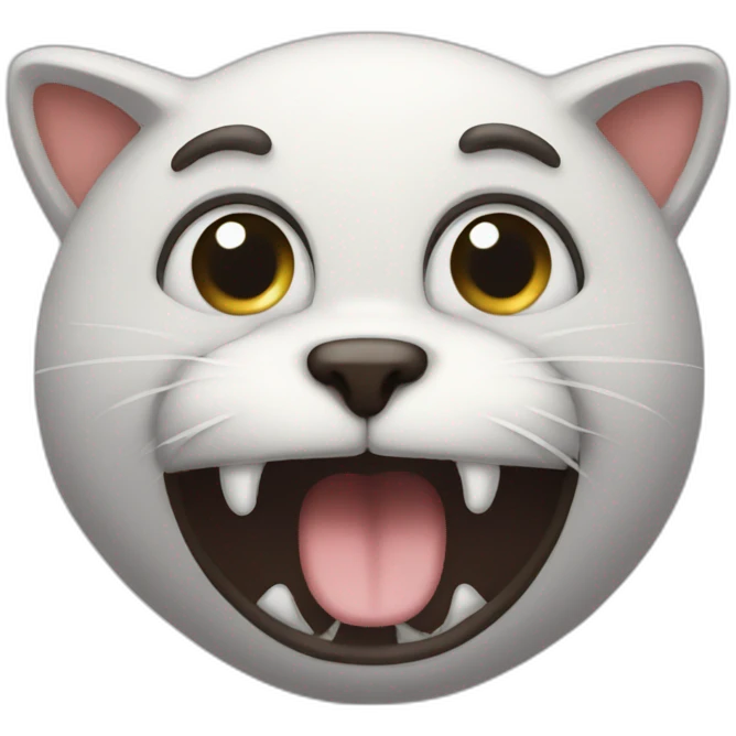 Mewing emoji