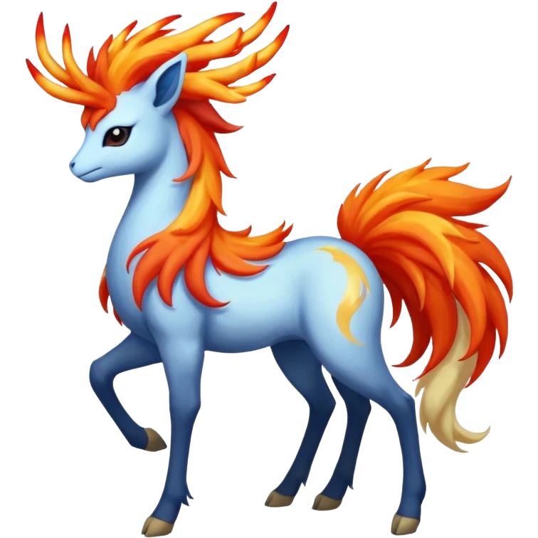 Xerneas-Ponyta-Fakémon-hybrid-creature (full body)  emoji