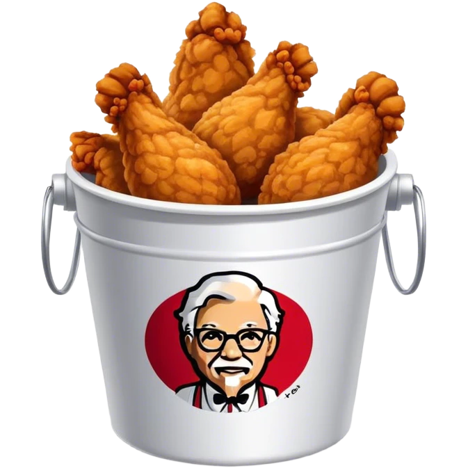 Kfc chicken bucket  emoji