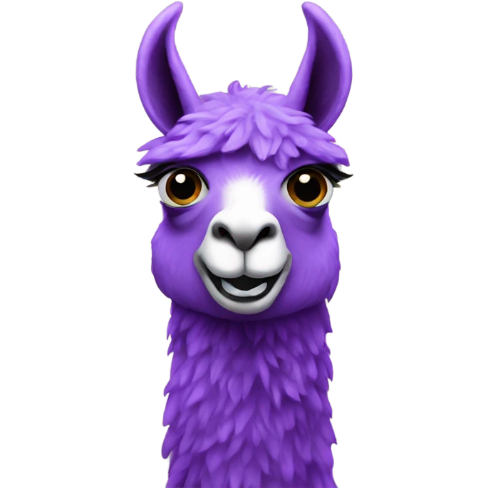 Purple llamas playing dnd emoji