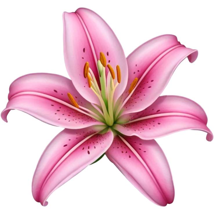 pink lily emoji