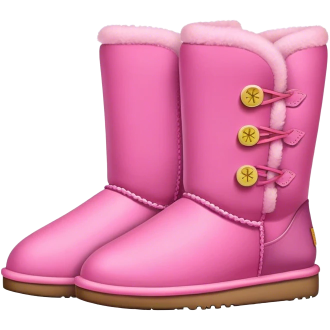 Pink uggs emoji