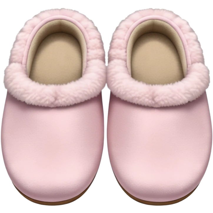 Pale pink slippers emoji