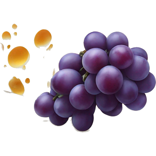 cheese and grapes emoji