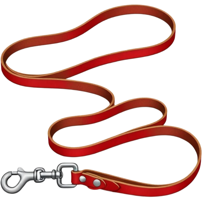 red Leash emoji