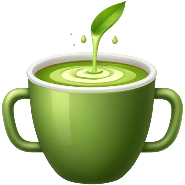 matcha cup emoji