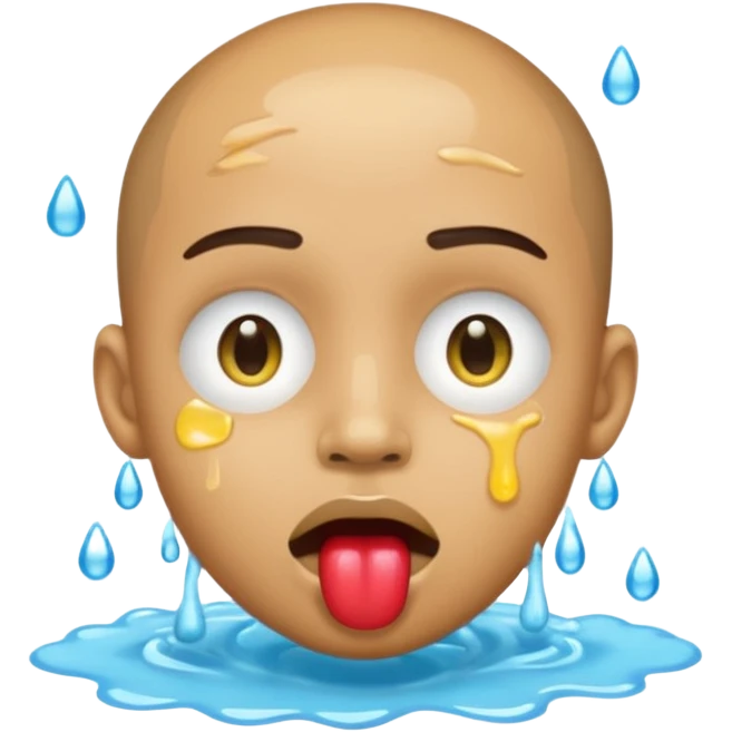lightskin with wet emoji coming out of his mouth emoji