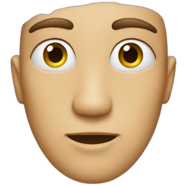 Face emojis with no background not human emoji