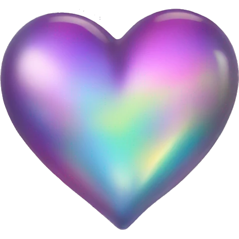 Iridescent brokenheart  emoji