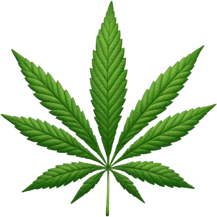 Marihuana hoja emoji emoji