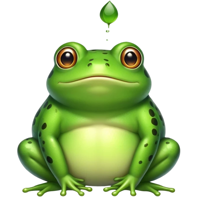 Frog fat big emoji