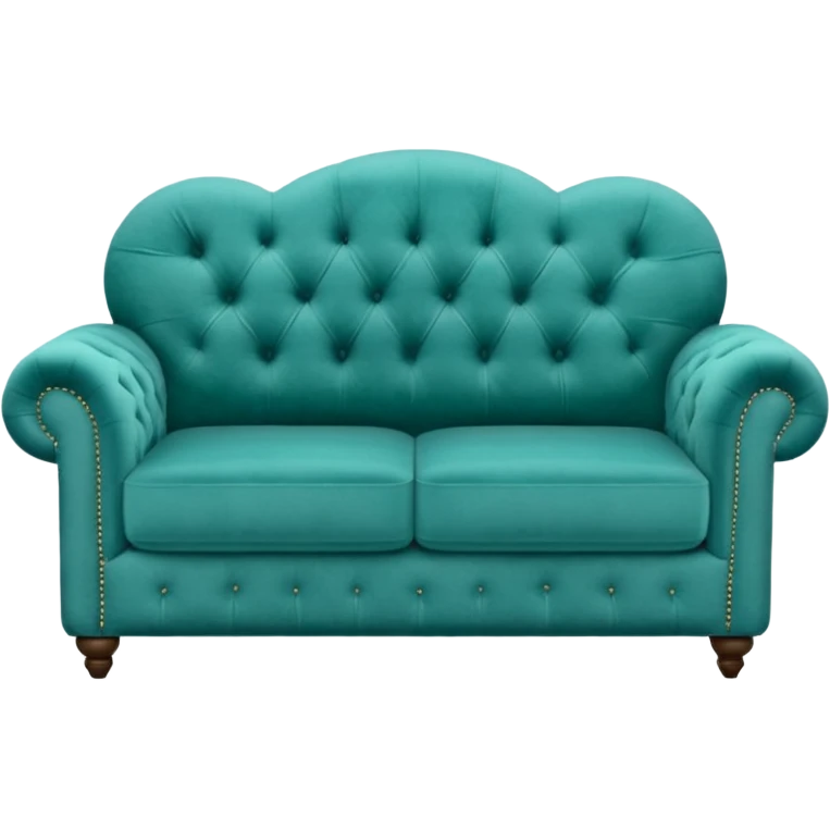Teal couch emoji