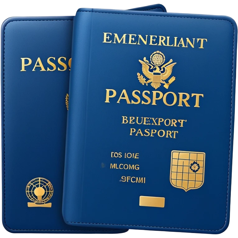 Simple passport emoji