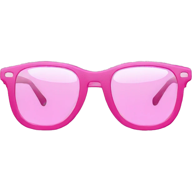 Pink glasses  emoji