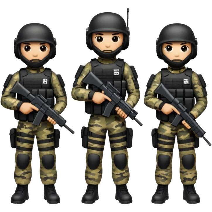Black ops swat emoji