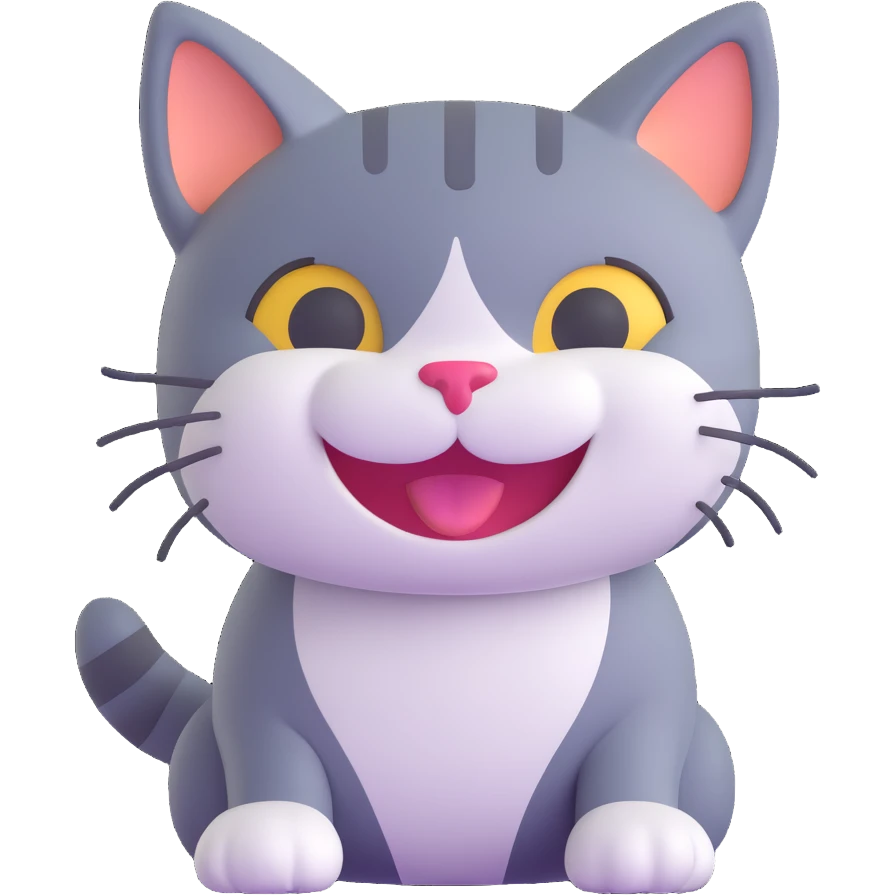 Smiling cat emoji
