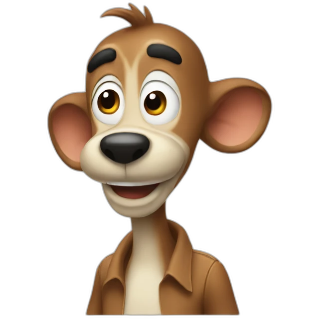 a goofy dankey emoji