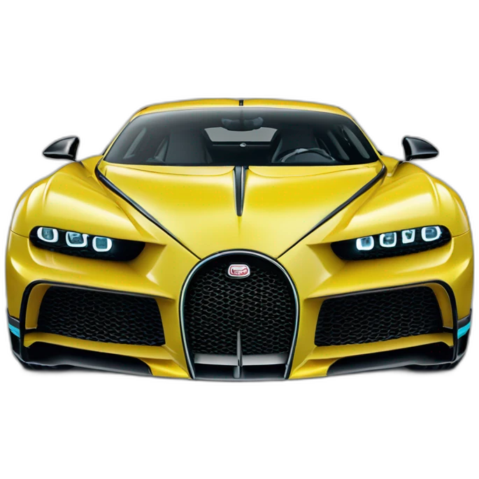 Bugatti divo jaune  emoji