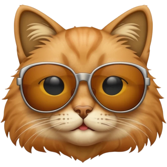 Cat wearing sunglasses emoji
